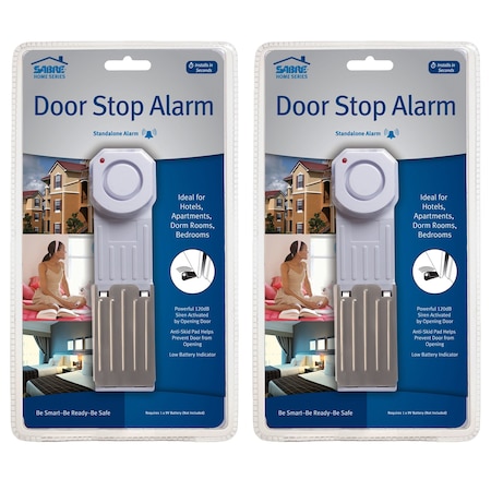 Sabre Door Stop Alarm, 2PK HS-DSA